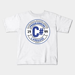 C# Programming Language is COOL! Kids T-Shirt